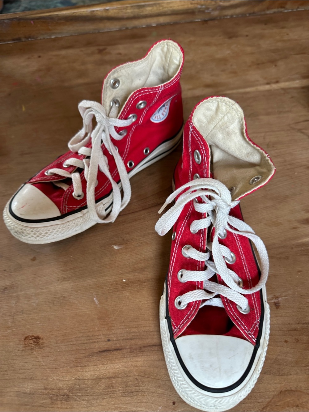 Converse Red High-Top women’s Sneakers